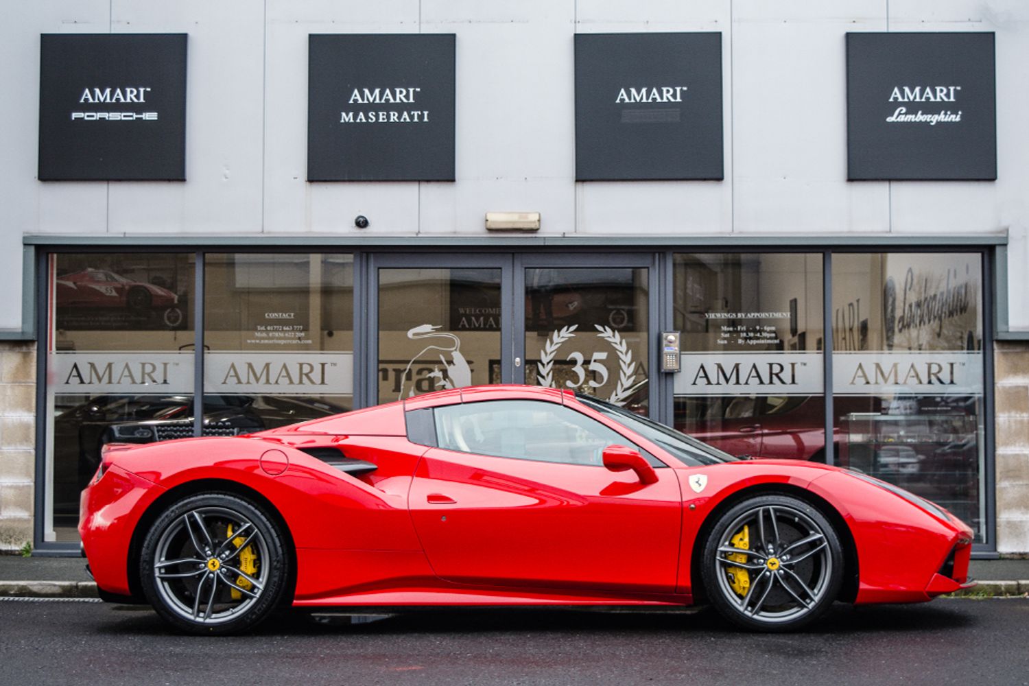 FERRARI 488 CONVERTIBLE 3.9 SPIDER 2DR SEMI AUTOMATIC