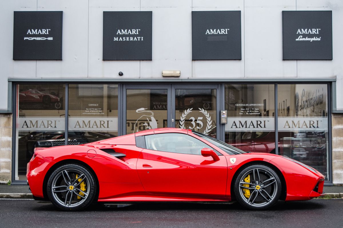 FERRARI 488 CONVERTIBLE 3.9 SPIDER 2DR SEMI AUTOMATIC
