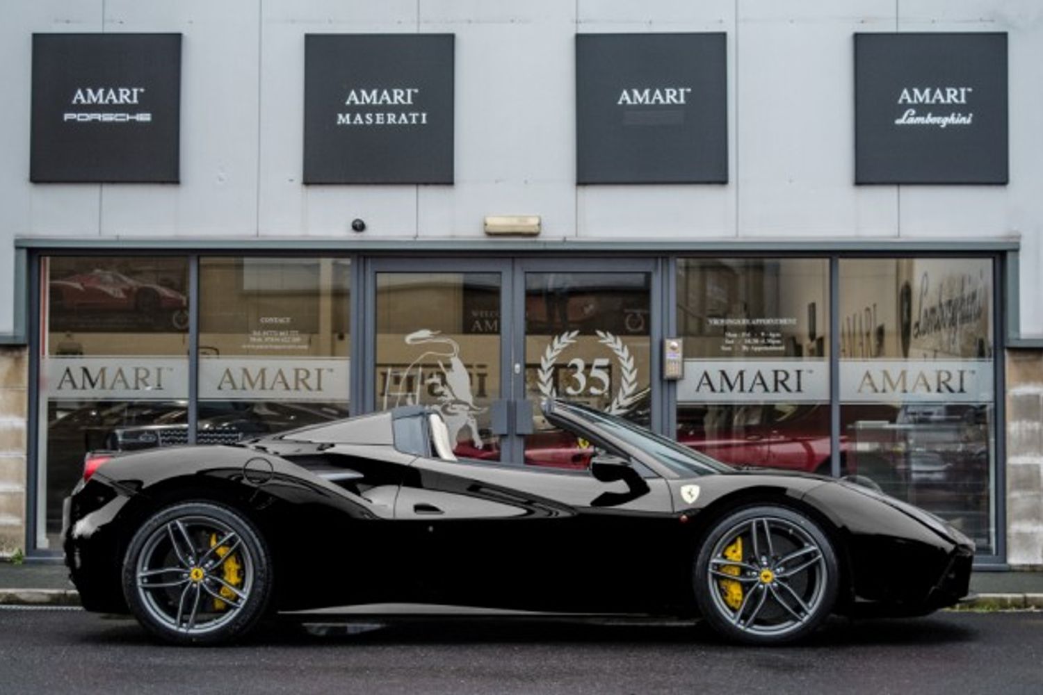 FERRARI 488 CONVERTIBLE 3.9 SPIDER 2DR SEMI AUTOMATIC