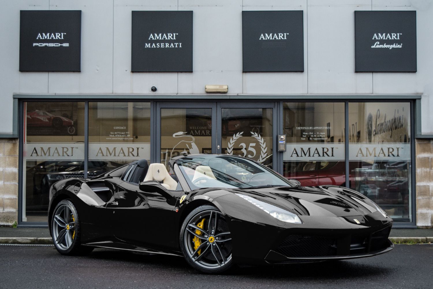 FERRARI 488 CONVERTIBLE 3.9 SPIDER 2DR SEMI AUTOMATIC