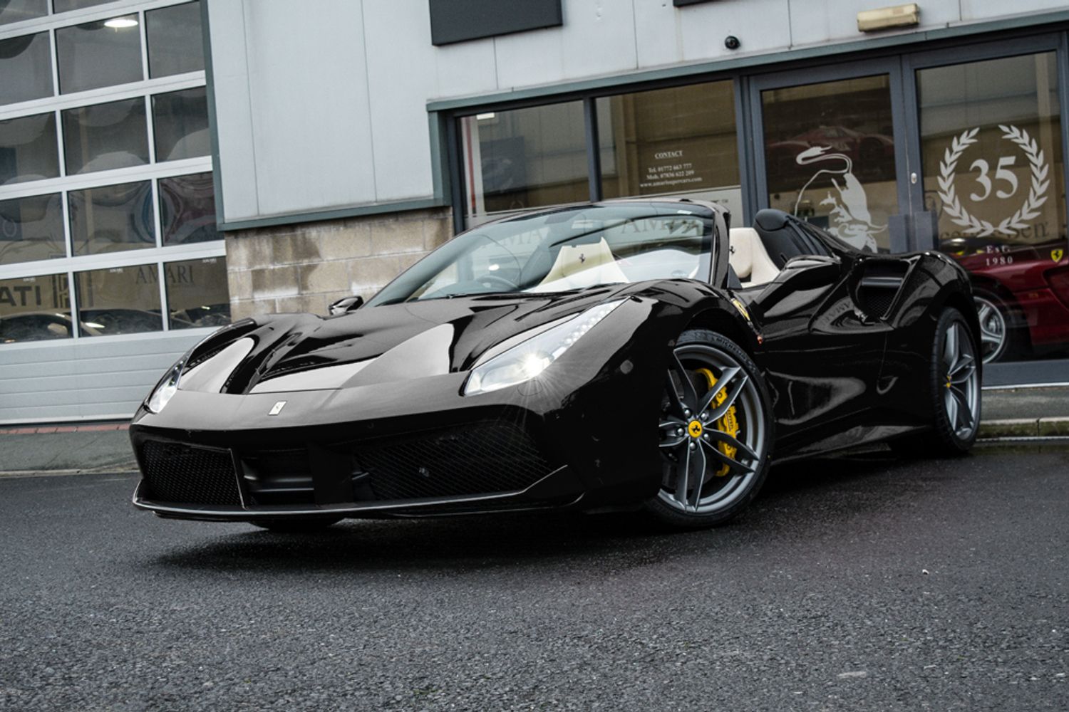 FERRARI 488 CONVERTIBLE 3.9 SPIDER 2DR SEMI AUTOMATIC