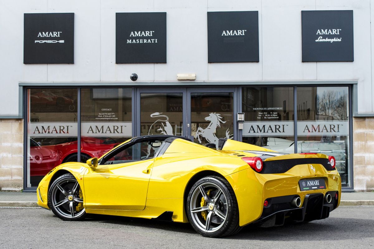 FERRARI 458 SPECIALE A CONVERTIBLE 4.5 AD 2DR SEMI AUTOMATIC