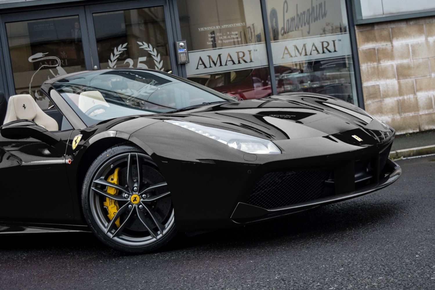 FERRARI 488 CONVERTIBLE 3.9 SPIDER 2DR SEMI AUTOMATIC