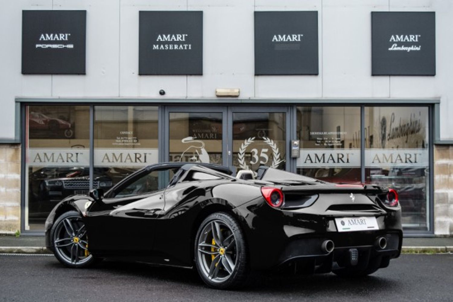 FERRARI 488 CONVERTIBLE 3.9 SPIDER 2DR SEMI AUTOMATIC