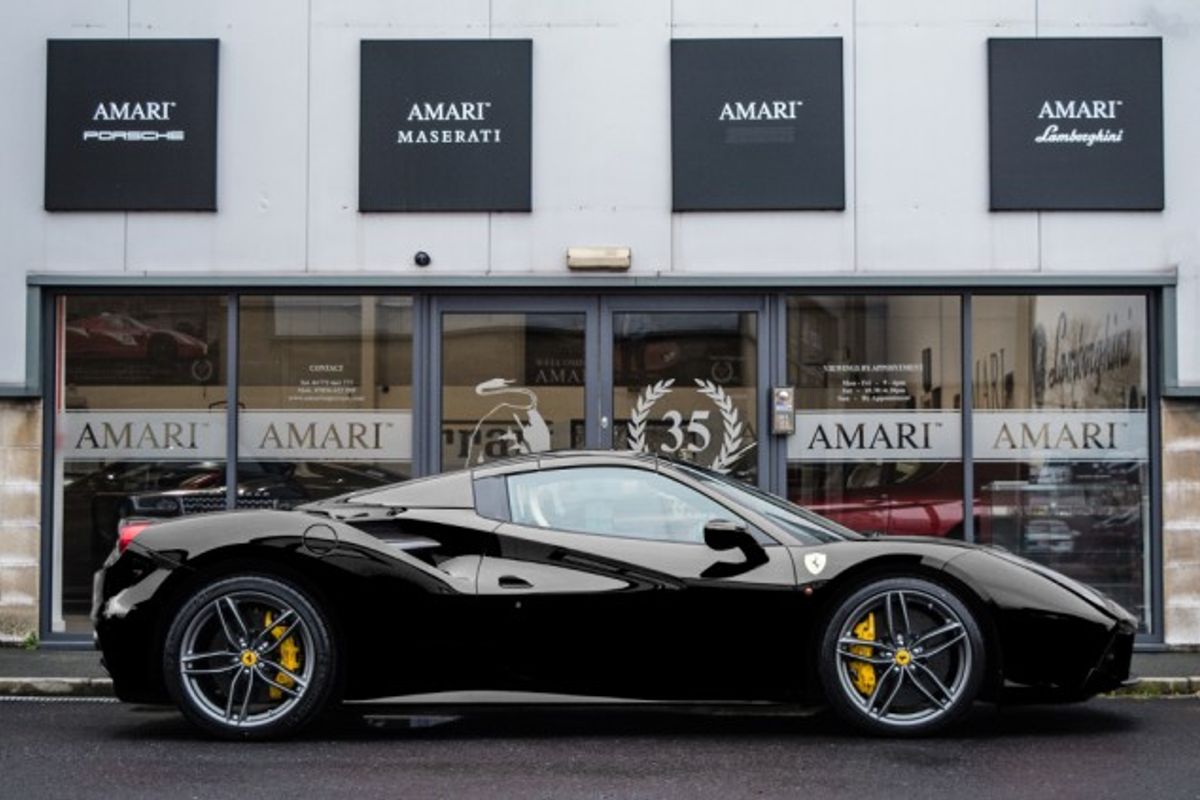 FERRARI 488 CONVERTIBLE 3.9 SPIDER 2DR SEMI AUTOMATIC