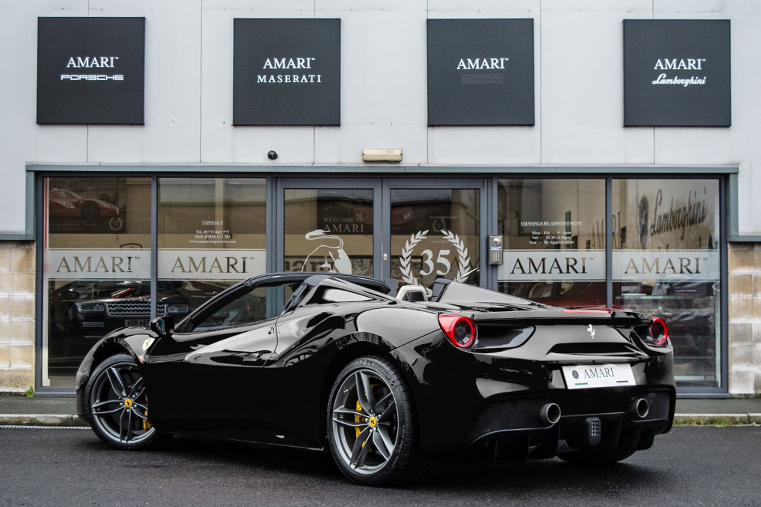 FERRARI 488 CONVERTIBLE 3.9 SPIDER 2DR SEMI AUTOMATIC