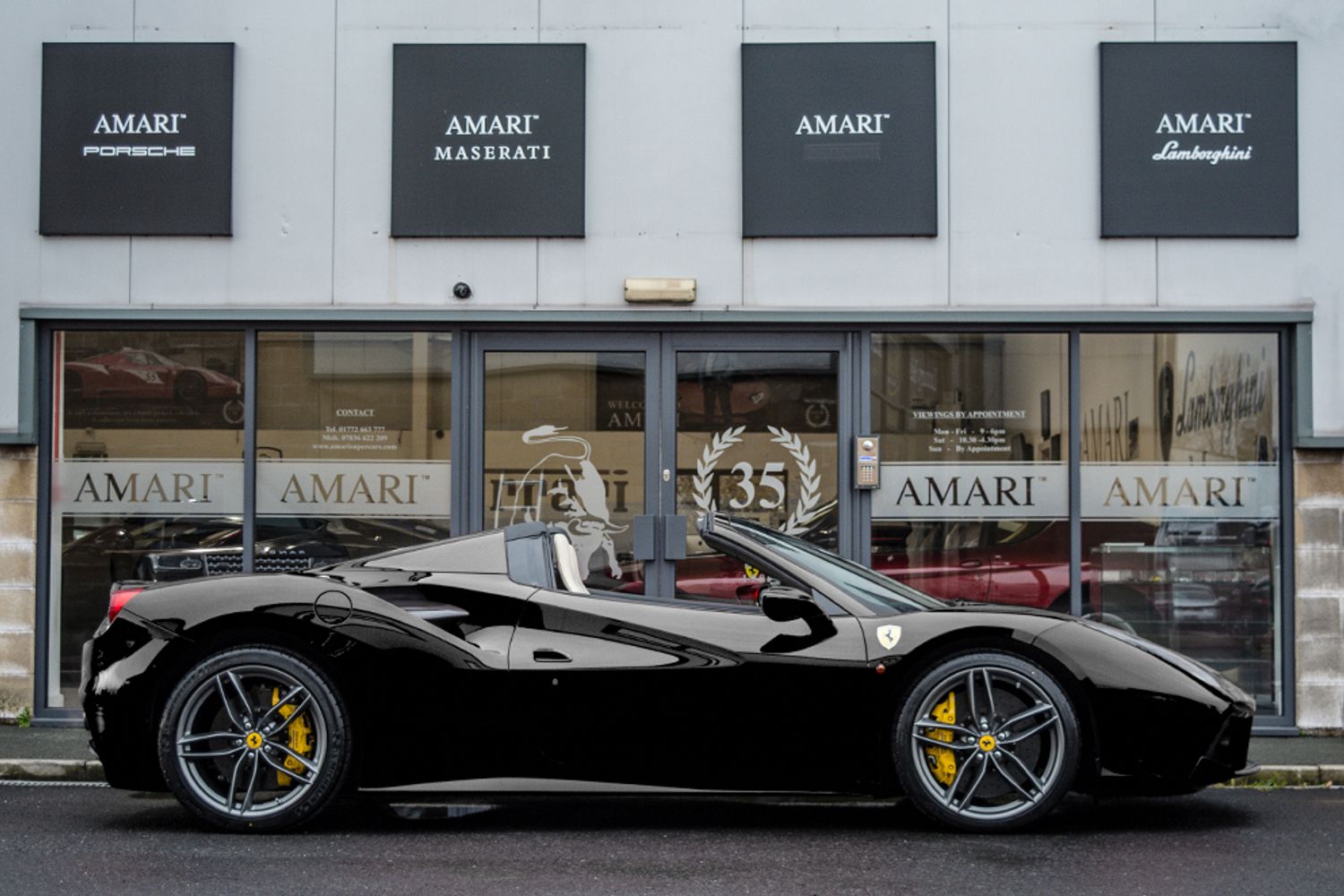 FERRARI 488 CONVERTIBLE 3.9 SPIDER 2DR SEMI AUTOMATIC