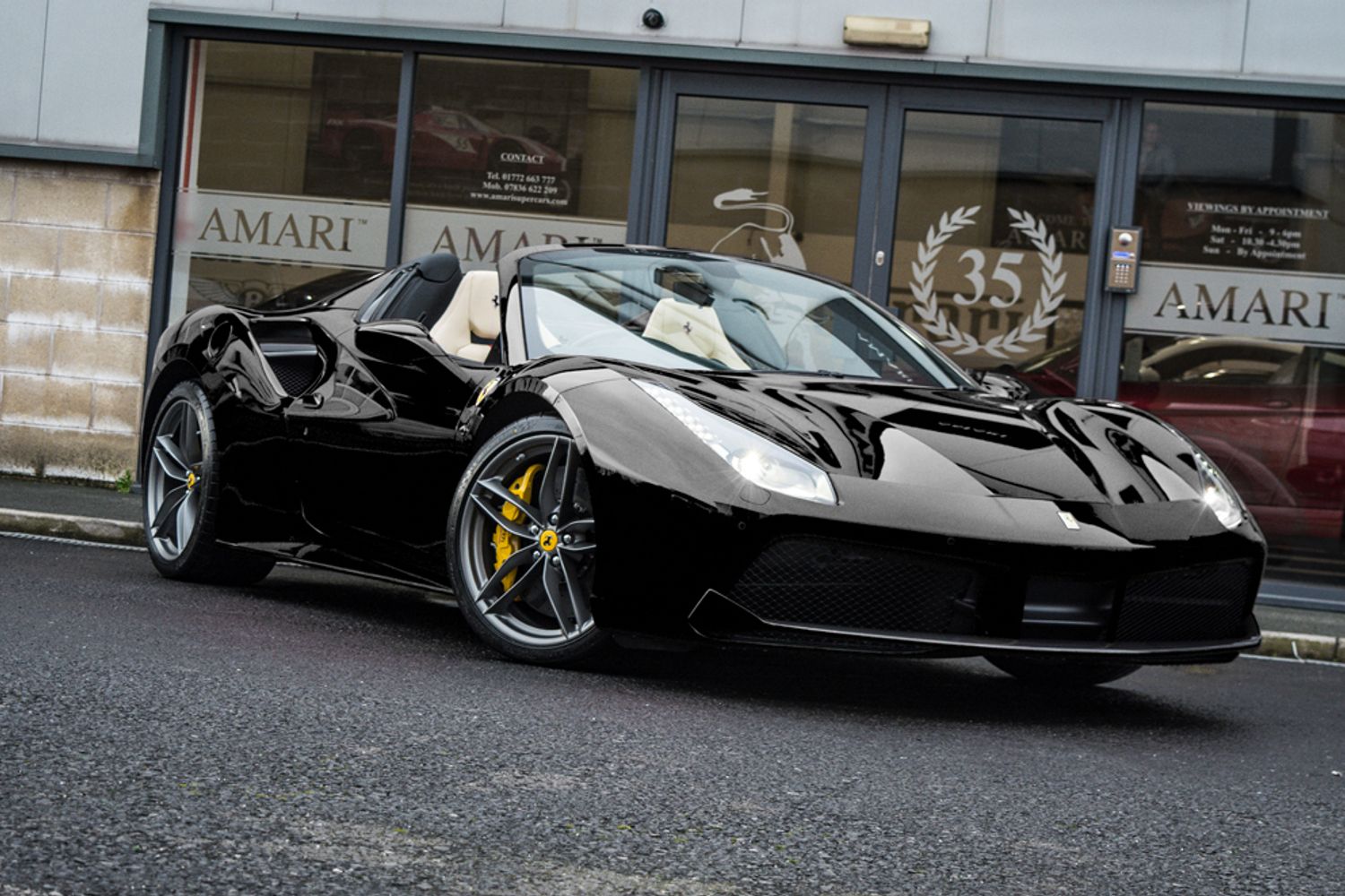 FERRARI 488 CONVERTIBLE 3.9 SPIDER 2DR SEMI AUTOMATIC