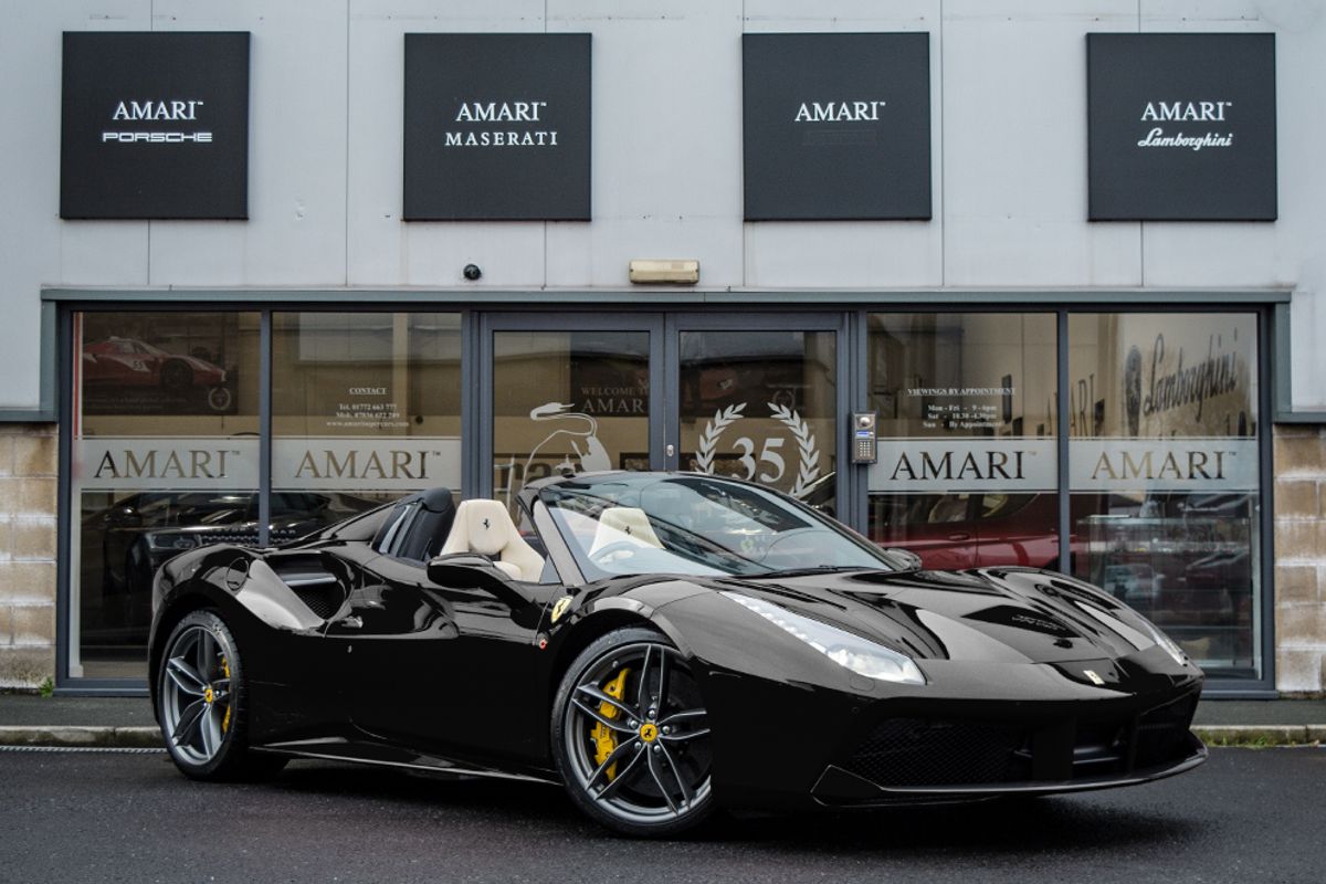 FERRARI 488 CONVERTIBLE 3.9 SPIDER 2DR SEMI AUTOMATIC