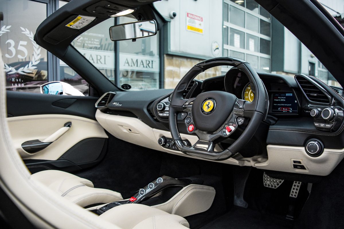 FERRARI 488 CONVERTIBLE 3.9 SPIDER 2DR SEMI AUTOMATIC