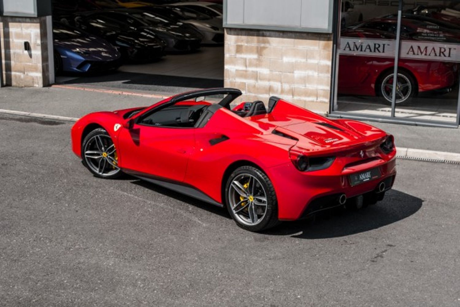 FERRARI 488 CONVERTIBLE 3.9 SPIDER 2DR SEMI AUTOMATIC