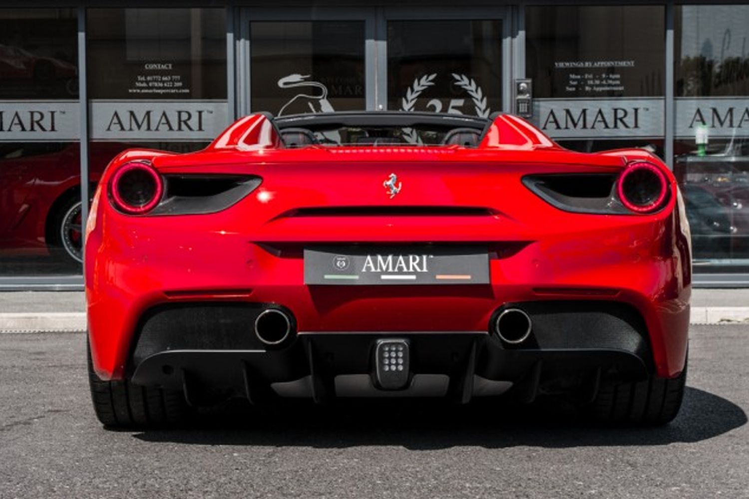 FERRARI 488 CONVERTIBLE 3.9 SPIDER 2DR SEMI AUTOMATIC