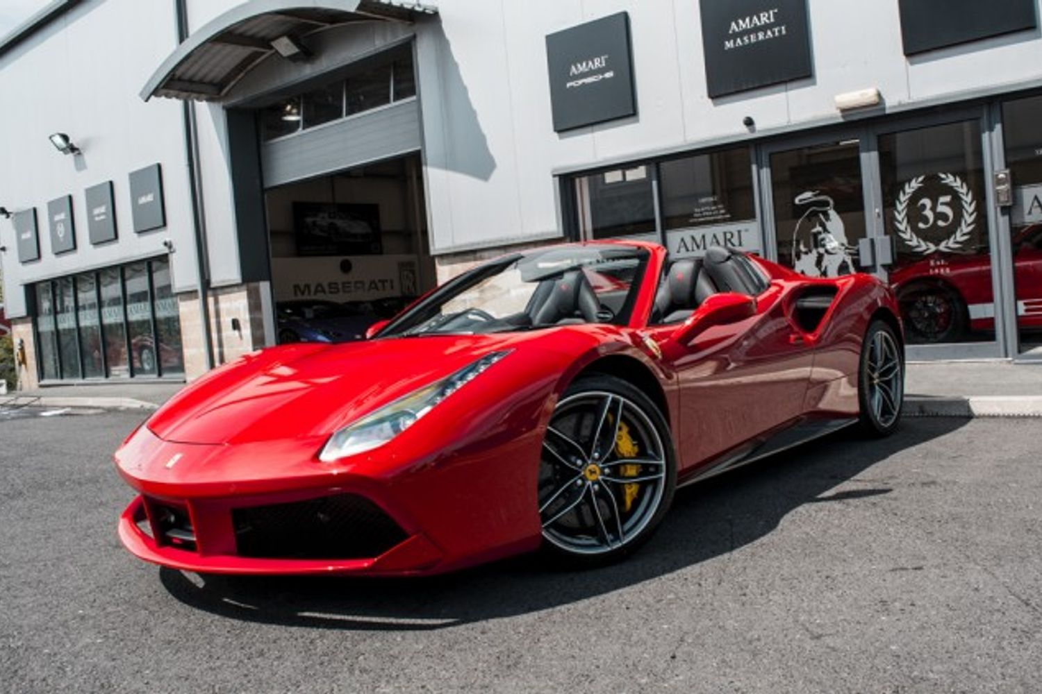 FERRARI 488 CONVERTIBLE 3.9 SPIDER 2DR SEMI AUTOMATIC