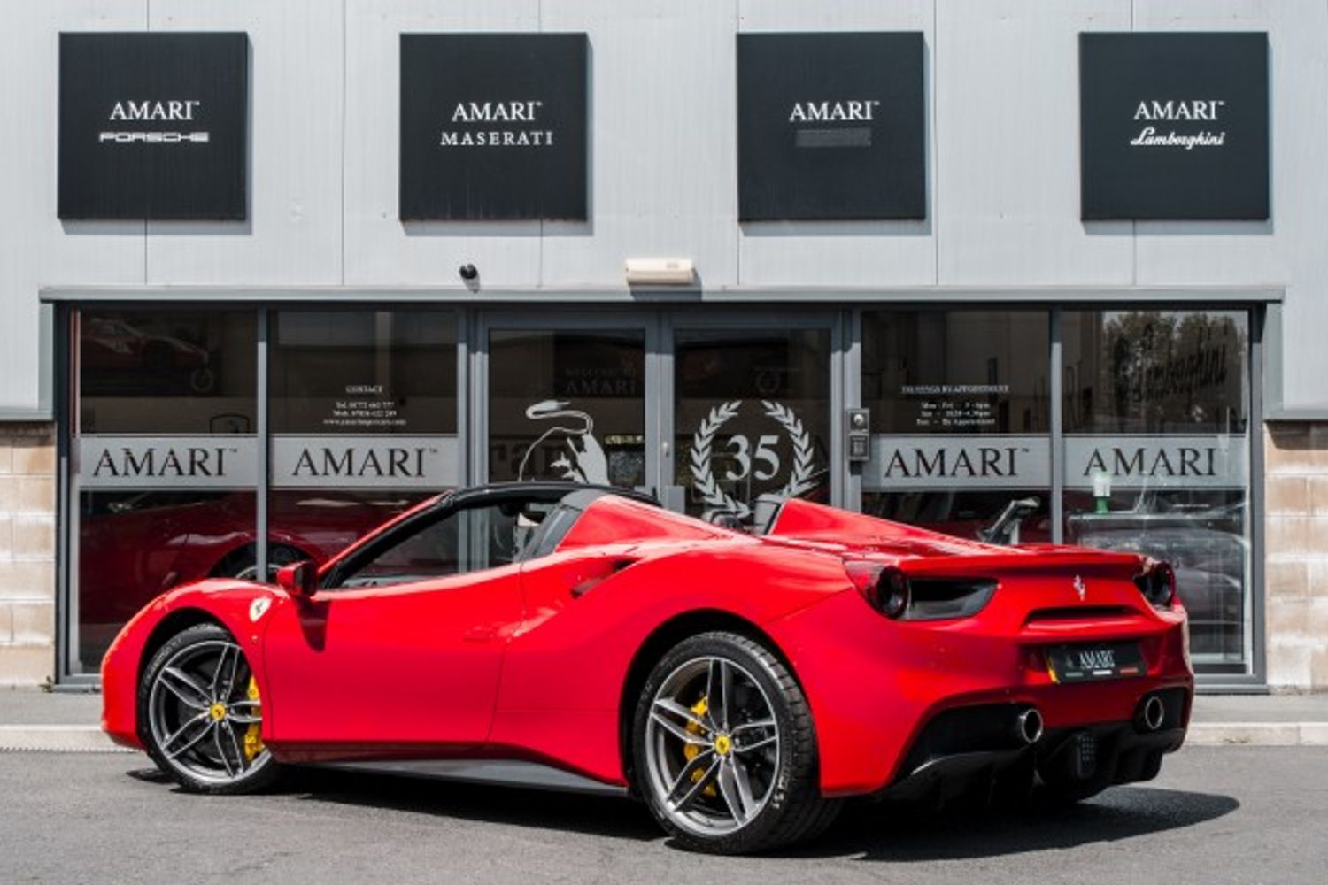 FERRARI 488 CONVERTIBLE 3.9 SPIDER 2DR SEMI AUTOMATIC