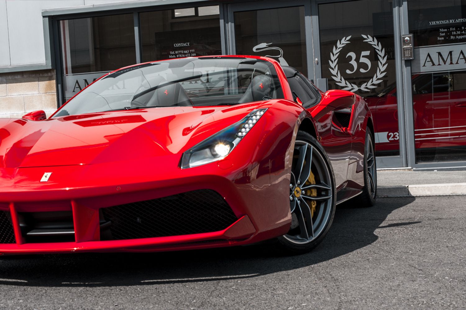 FERRARI 488 CONVERTIBLE 3.9 SPIDER 2DR SEMI AUTOMATIC