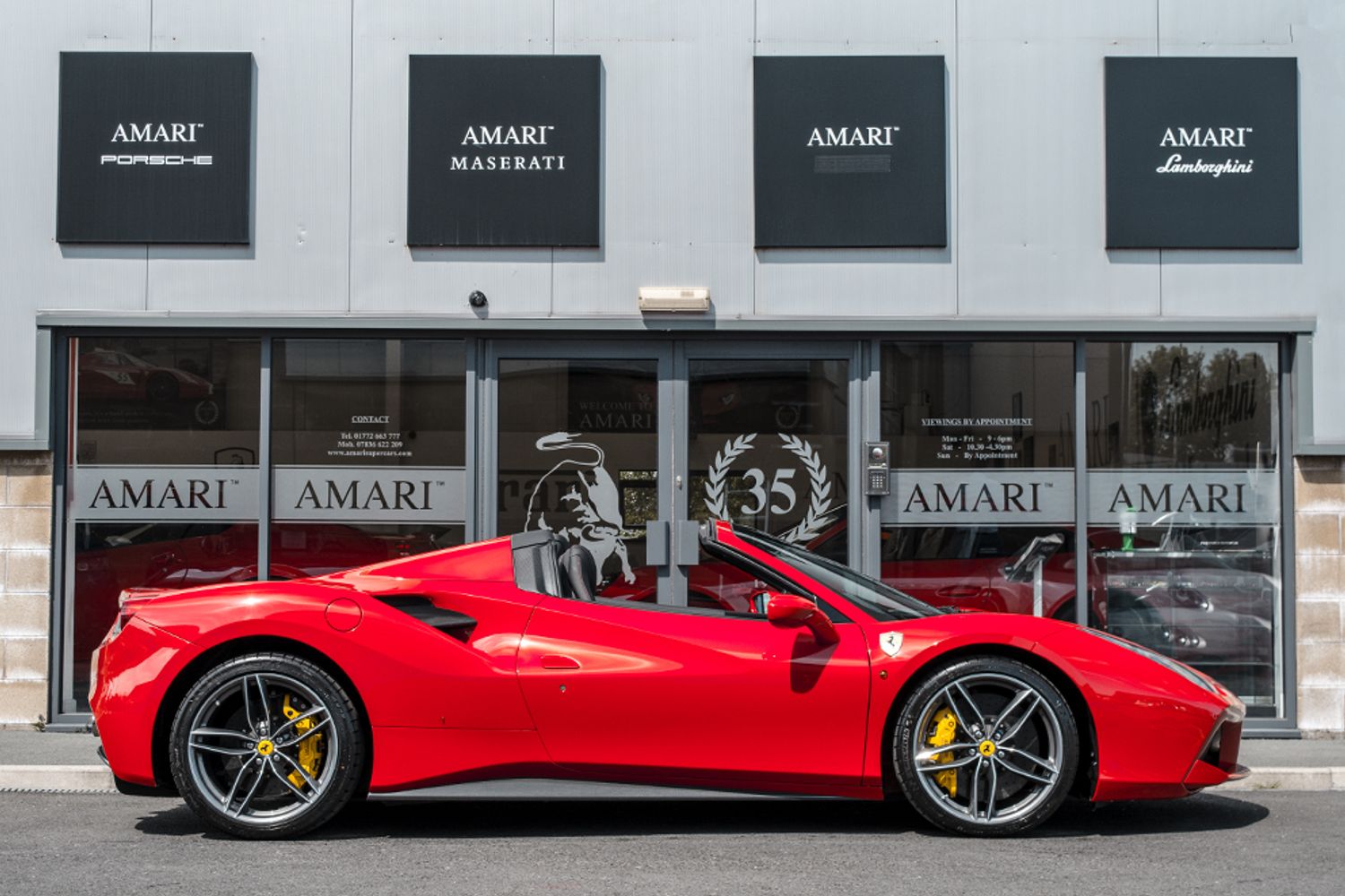 FERRARI 488 CONVERTIBLE 3.9 SPIDER 2DR SEMI AUTOMATIC
