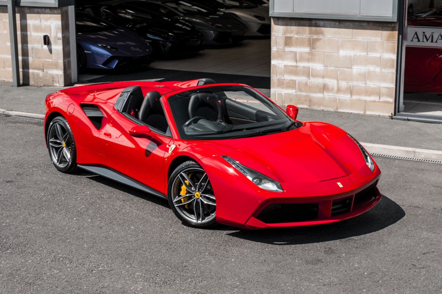 FERRARI 488 CONVERTIBLE 3.9 SPIDER 2DR SEMI AUTOMATIC
