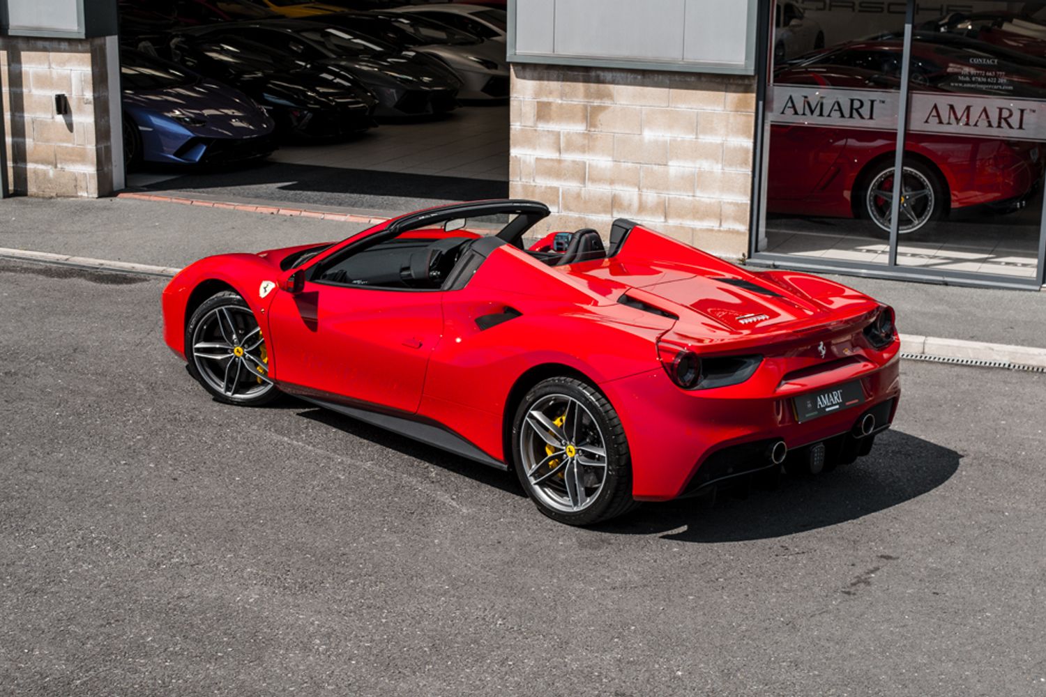 FERRARI 488 CONVERTIBLE 3.9 SPIDER 2DR SEMI AUTOMATIC
