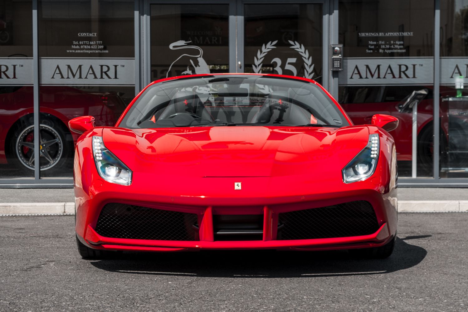FERRARI 488 CONVERTIBLE 3.9 SPIDER 2DR SEMI AUTOMATIC