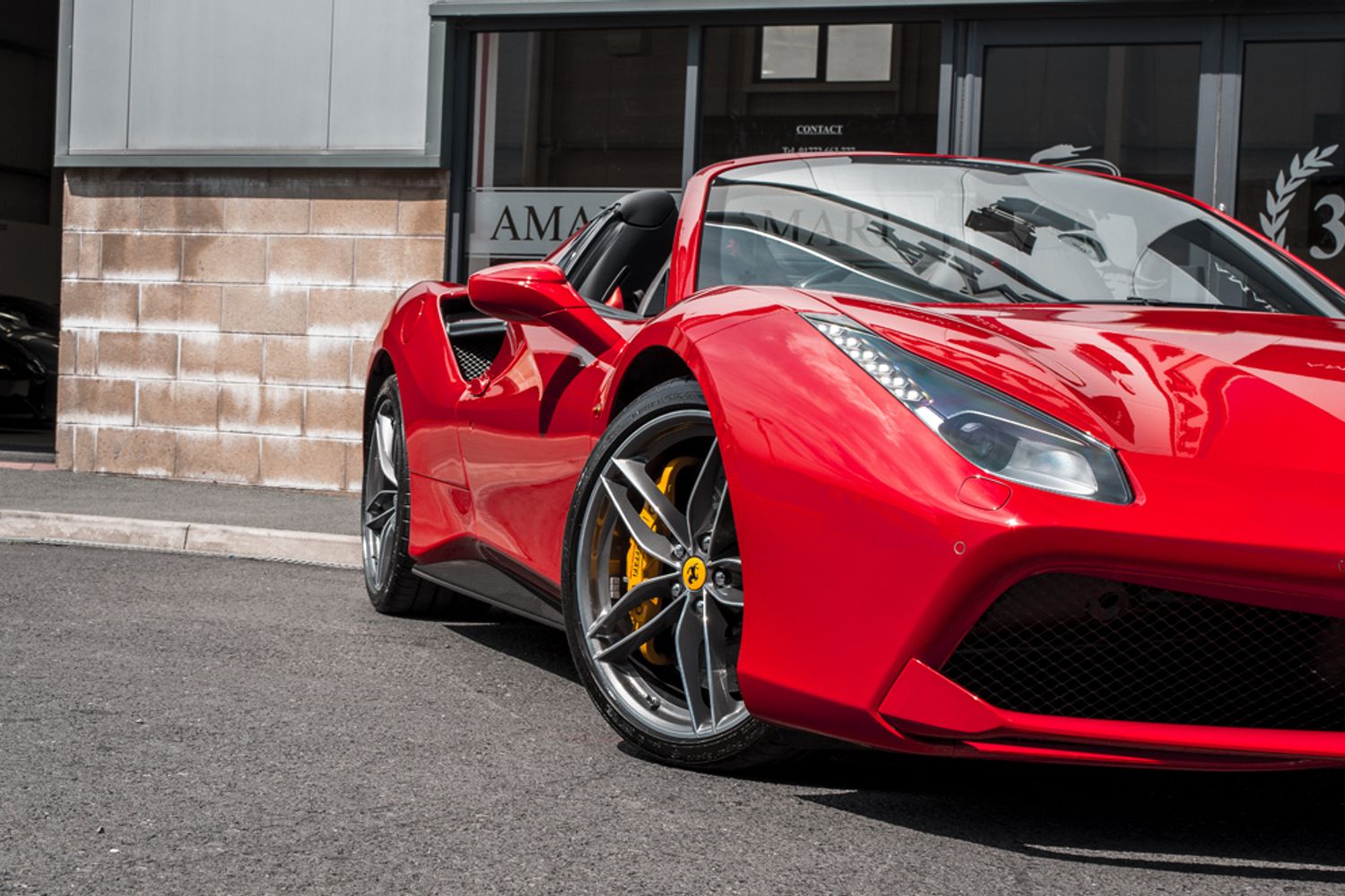 FERRARI 488 CONVERTIBLE 3.9 SPIDER 2DR SEMI AUTOMATIC