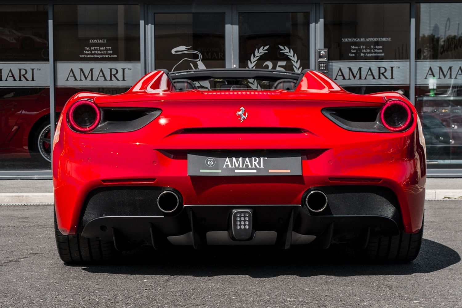 FERRARI 488 CONVERTIBLE 3.9 SPIDER 2DR SEMI AUTOMATIC