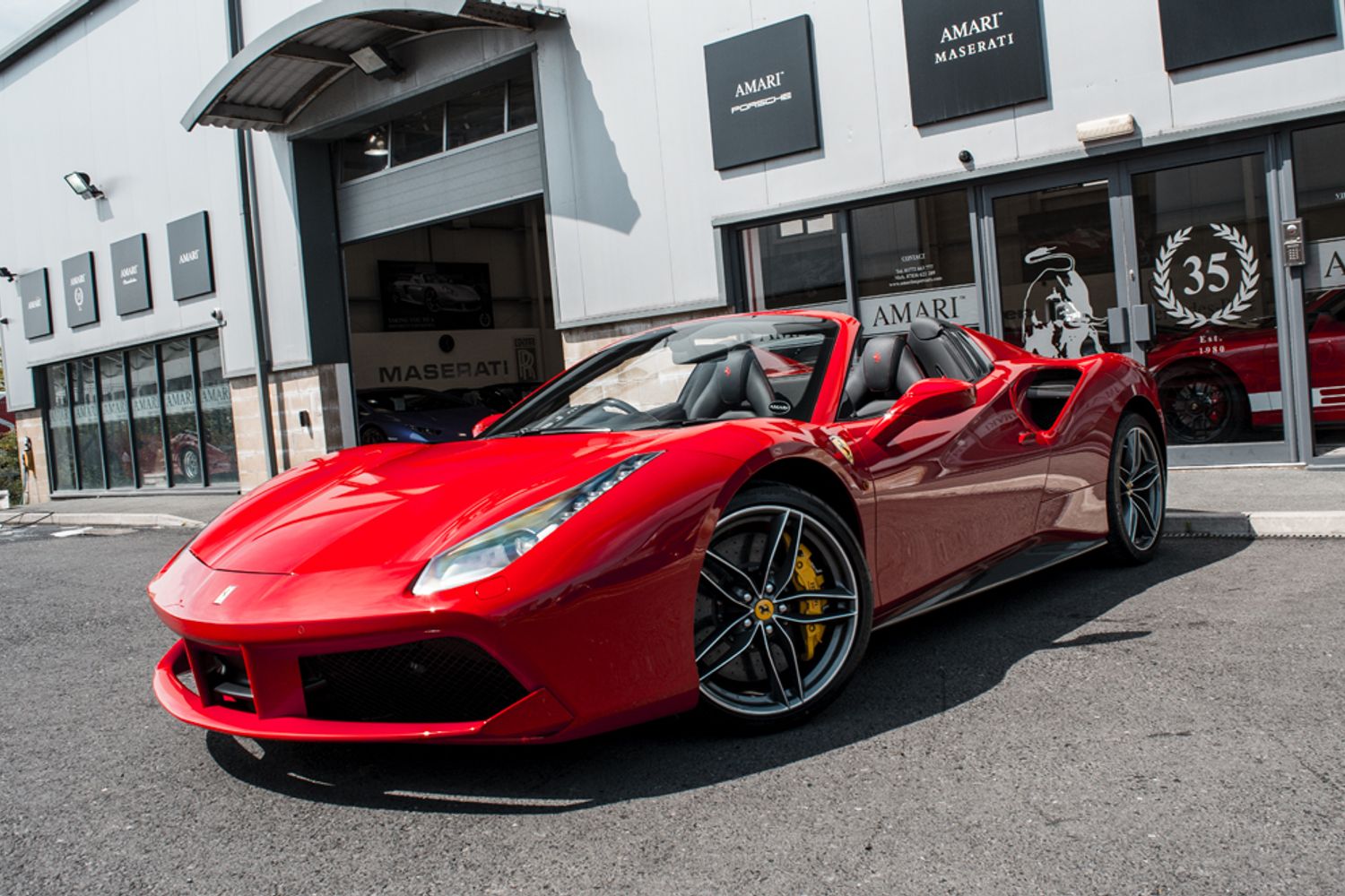 FERRARI 488 CONVERTIBLE 3.9 SPIDER 2DR SEMI AUTOMATIC