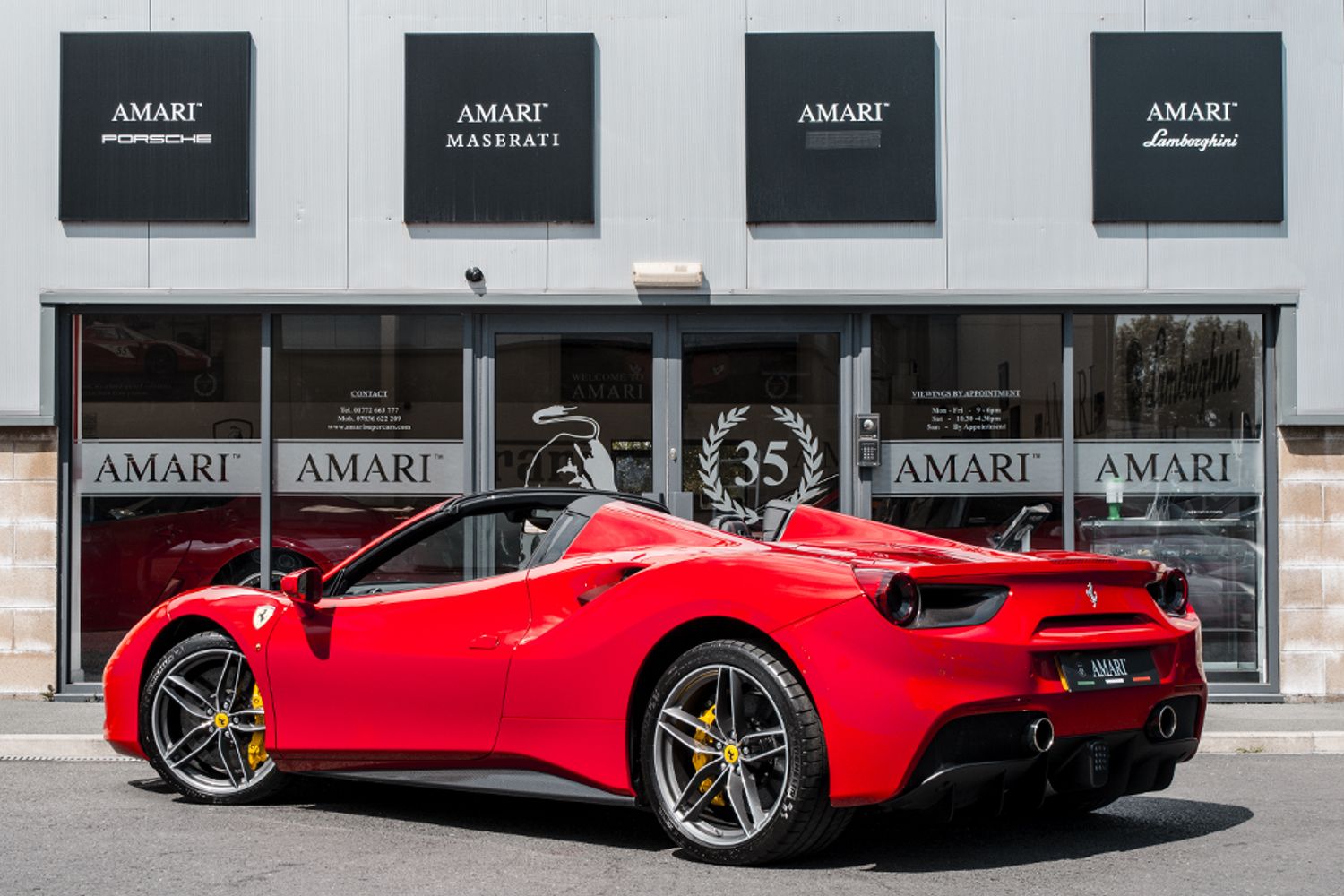 FERRARI 488 CONVERTIBLE 3.9 SPIDER 2DR SEMI AUTOMATIC