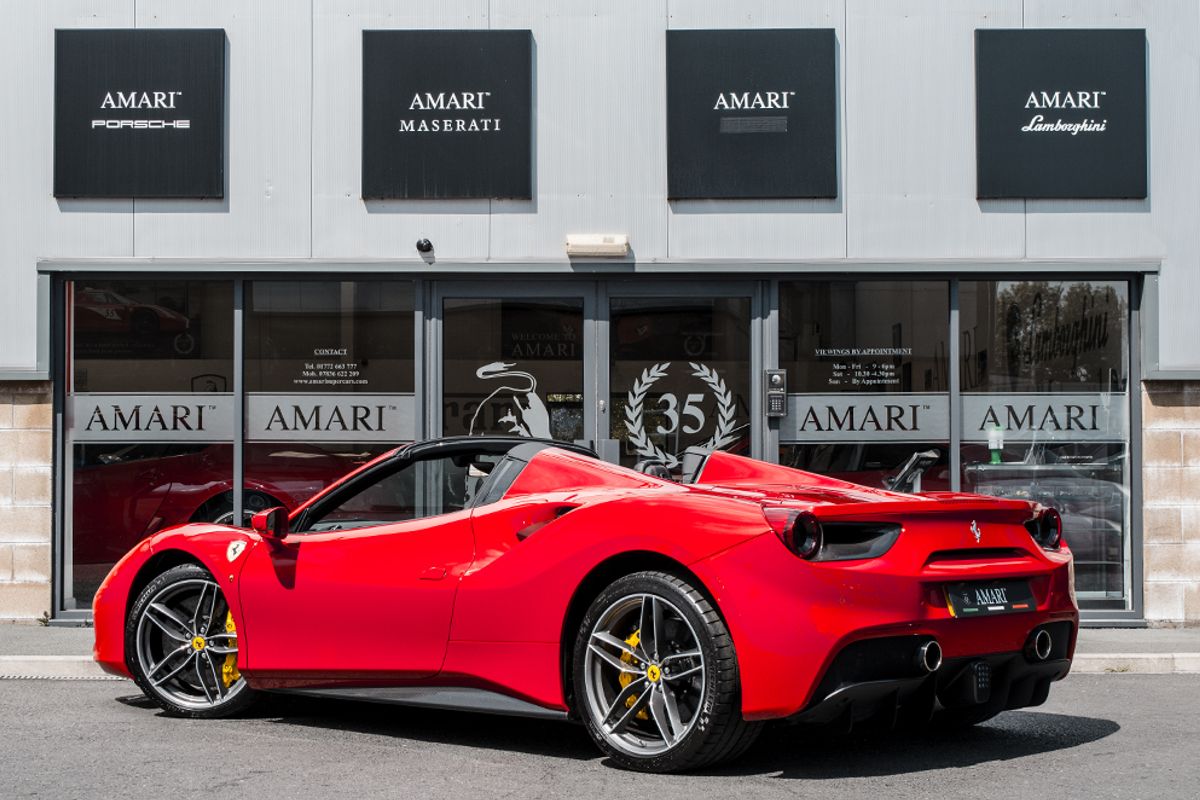 FERRARI 488 CONVERTIBLE 3.9 SPIDER 2DR SEMI AUTOMATIC