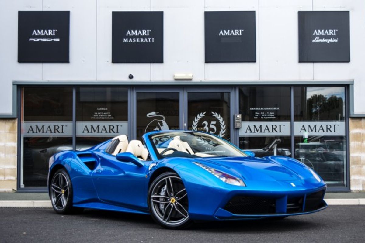 FERRARI 488 CONVERTIBLE 3.9 SPIDER 2DR SEMI AUTOMATIC