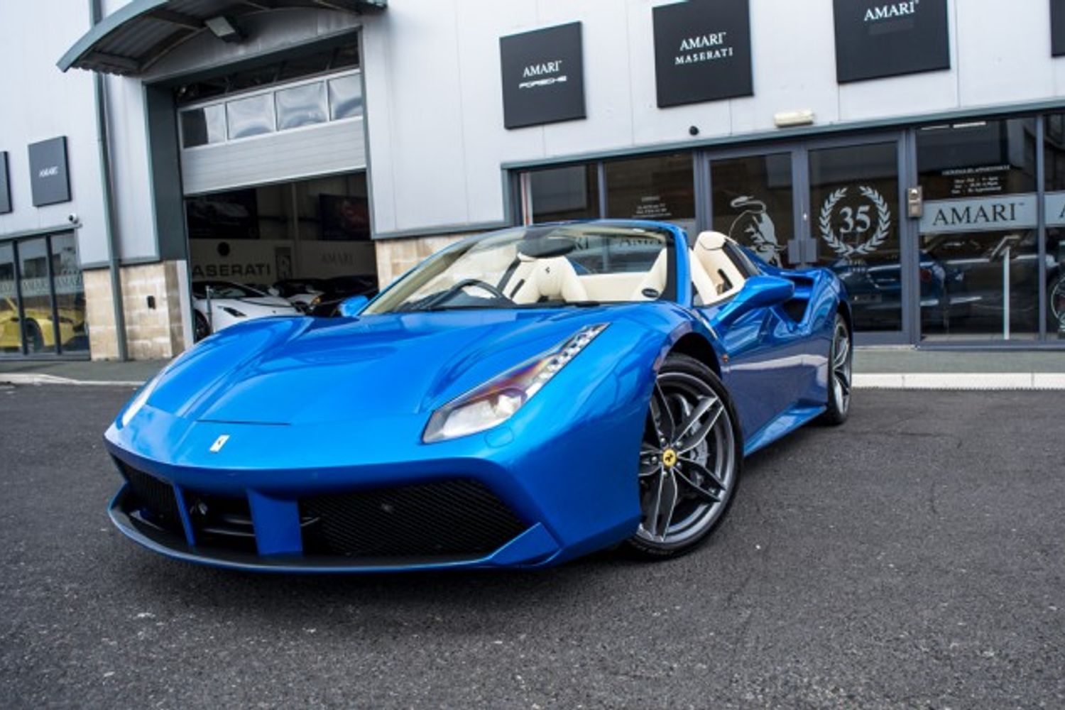 FERRARI 488 CONVERTIBLE 3.9 SPIDER 2DR SEMI AUTOMATIC