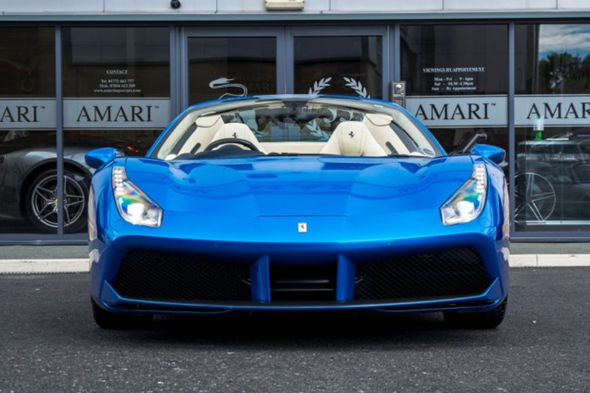 FERRARI 488 CONVERTIBLE 3.9 SPIDER 2DR SEMI AUTOMATIC