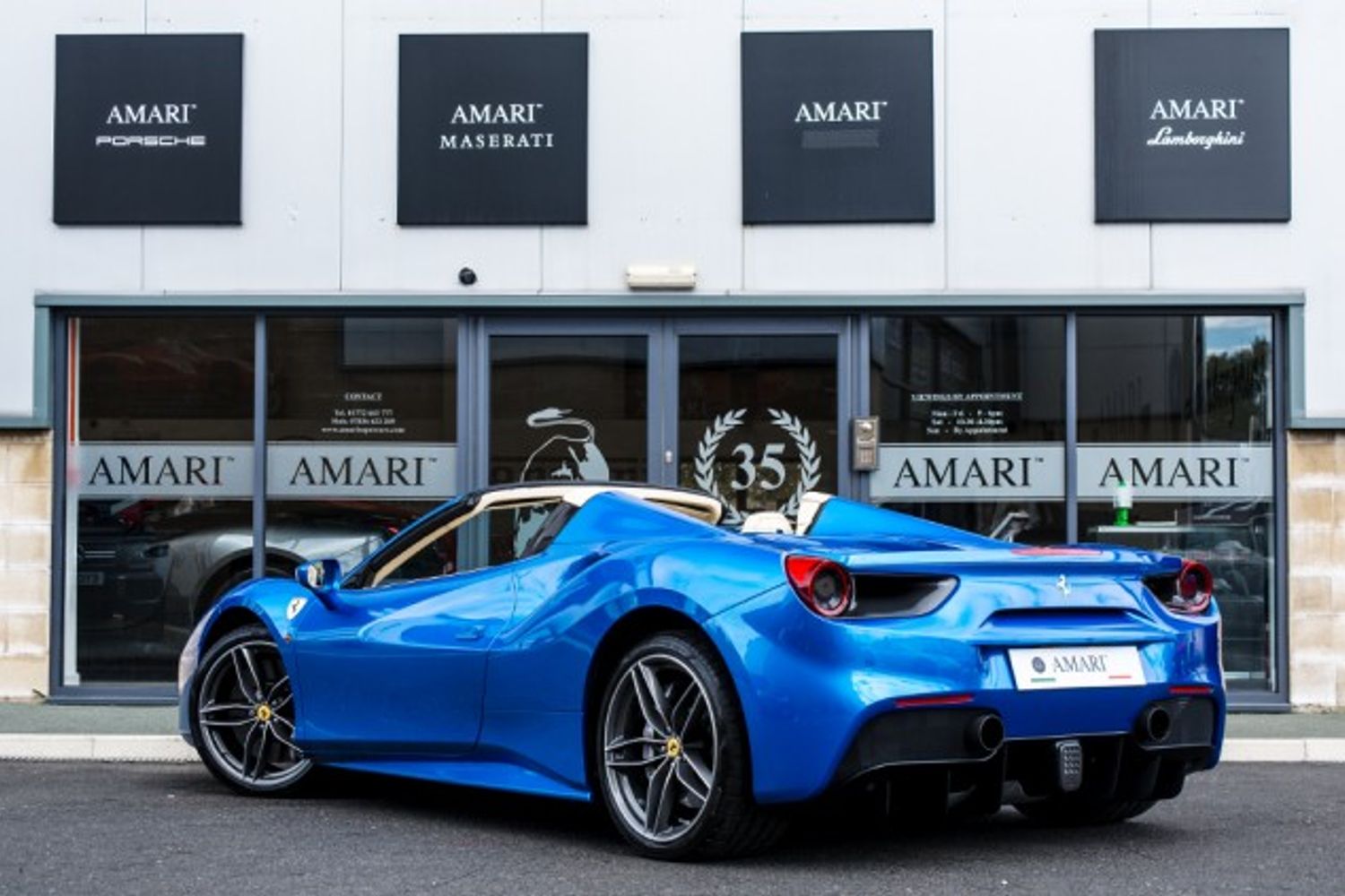 FERRARI 488 CONVERTIBLE 3.9 SPIDER 2DR SEMI AUTOMATIC