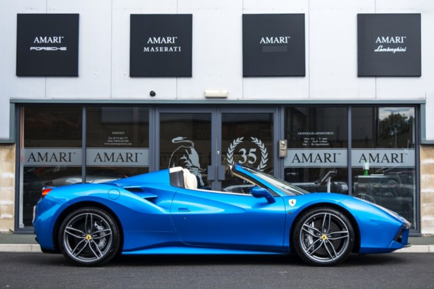FERRARI 488 CONVERTIBLE 3.9 SPIDER 2DR SEMI AUTOMATIC