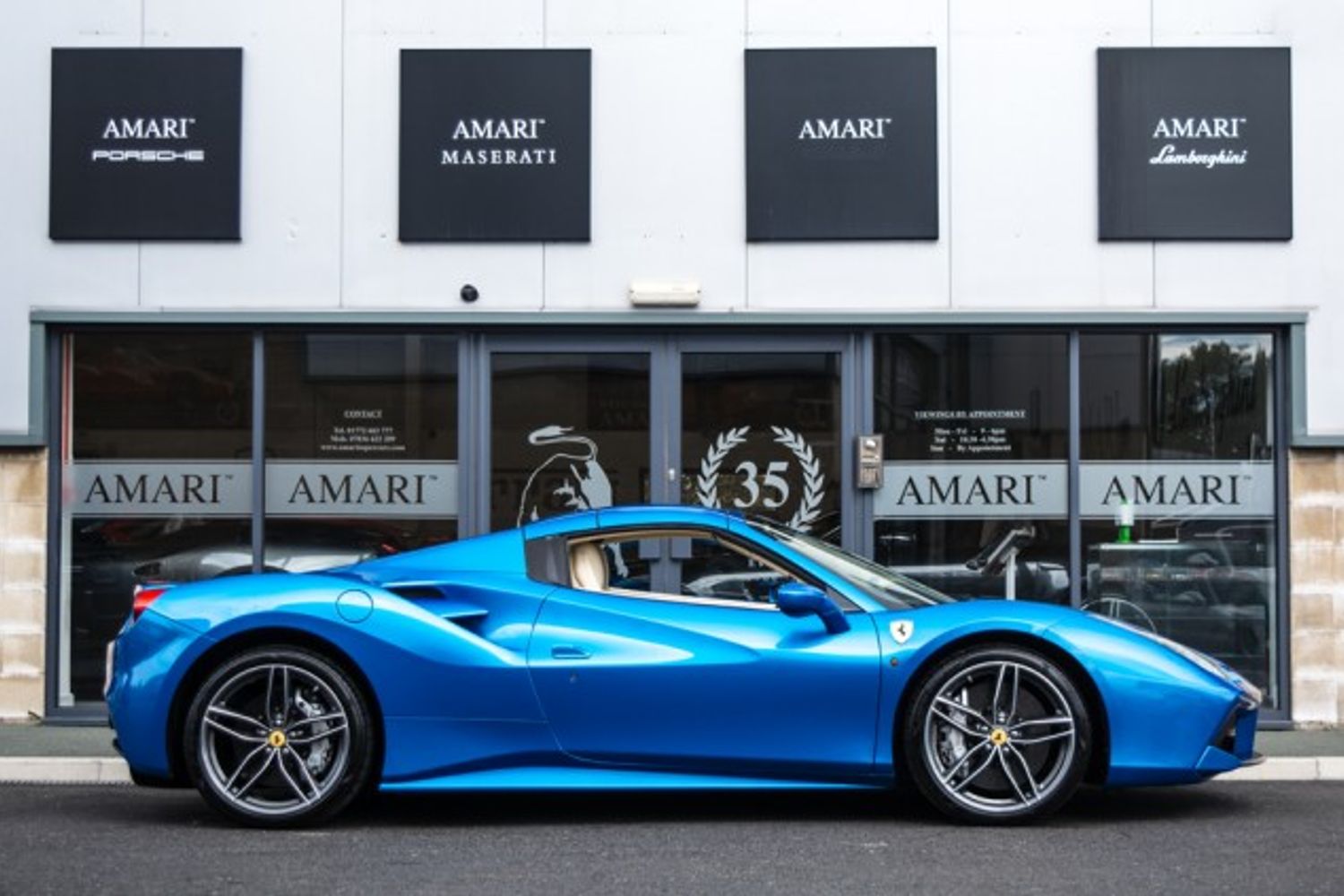 FERRARI 488 CONVERTIBLE 3.9 SPIDER 2DR SEMI AUTOMATIC
