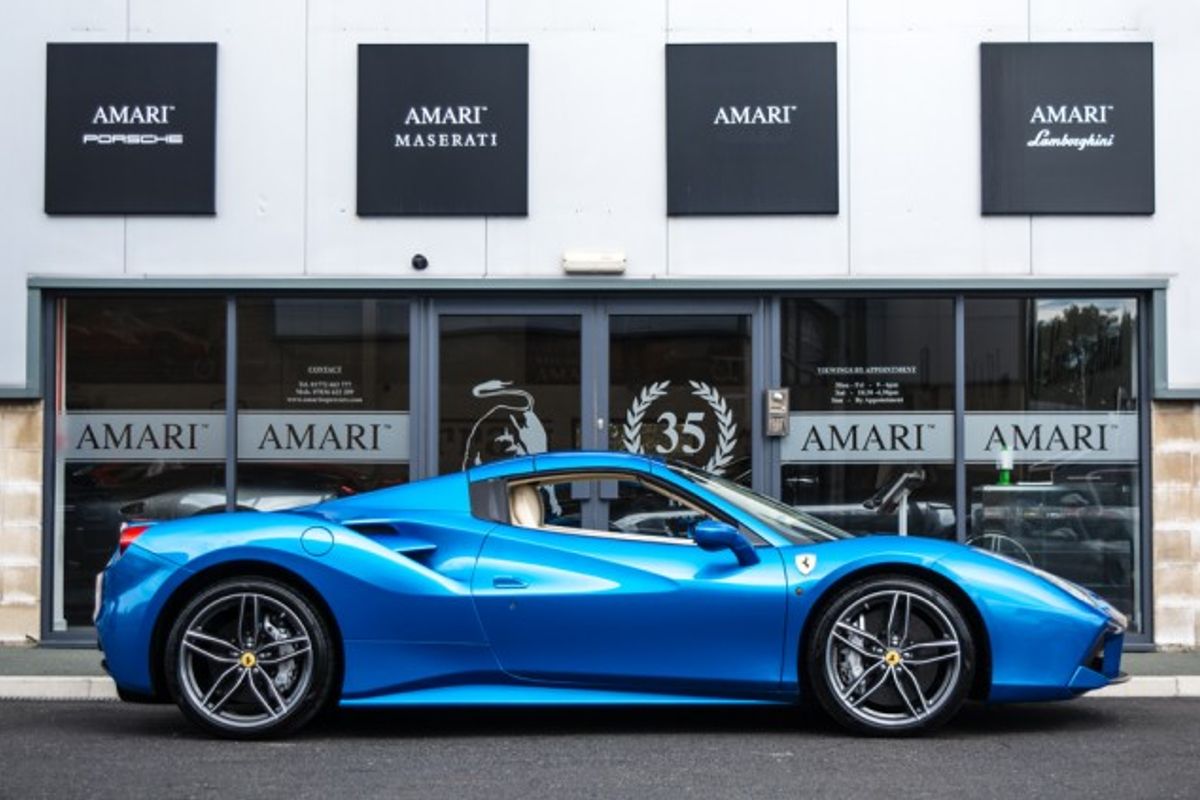 FERRARI 488 CONVERTIBLE 3.9 SPIDER 2DR SEMI AUTOMATIC
