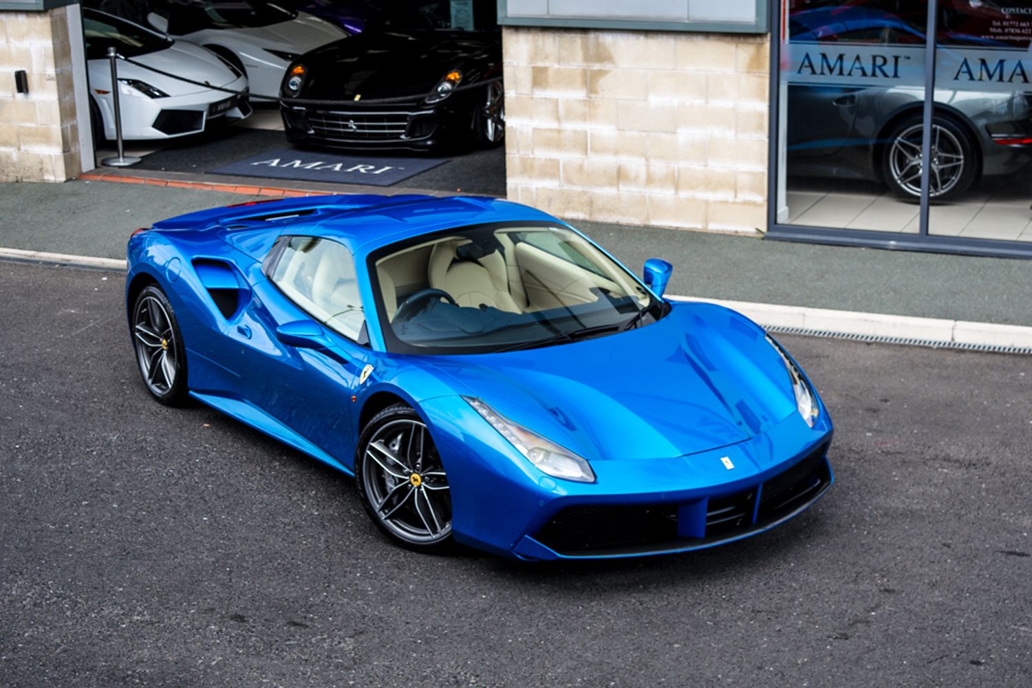 FERRARI 488 CONVERTIBLE 3.9 SPIDER 2DR SEMI AUTOMATIC