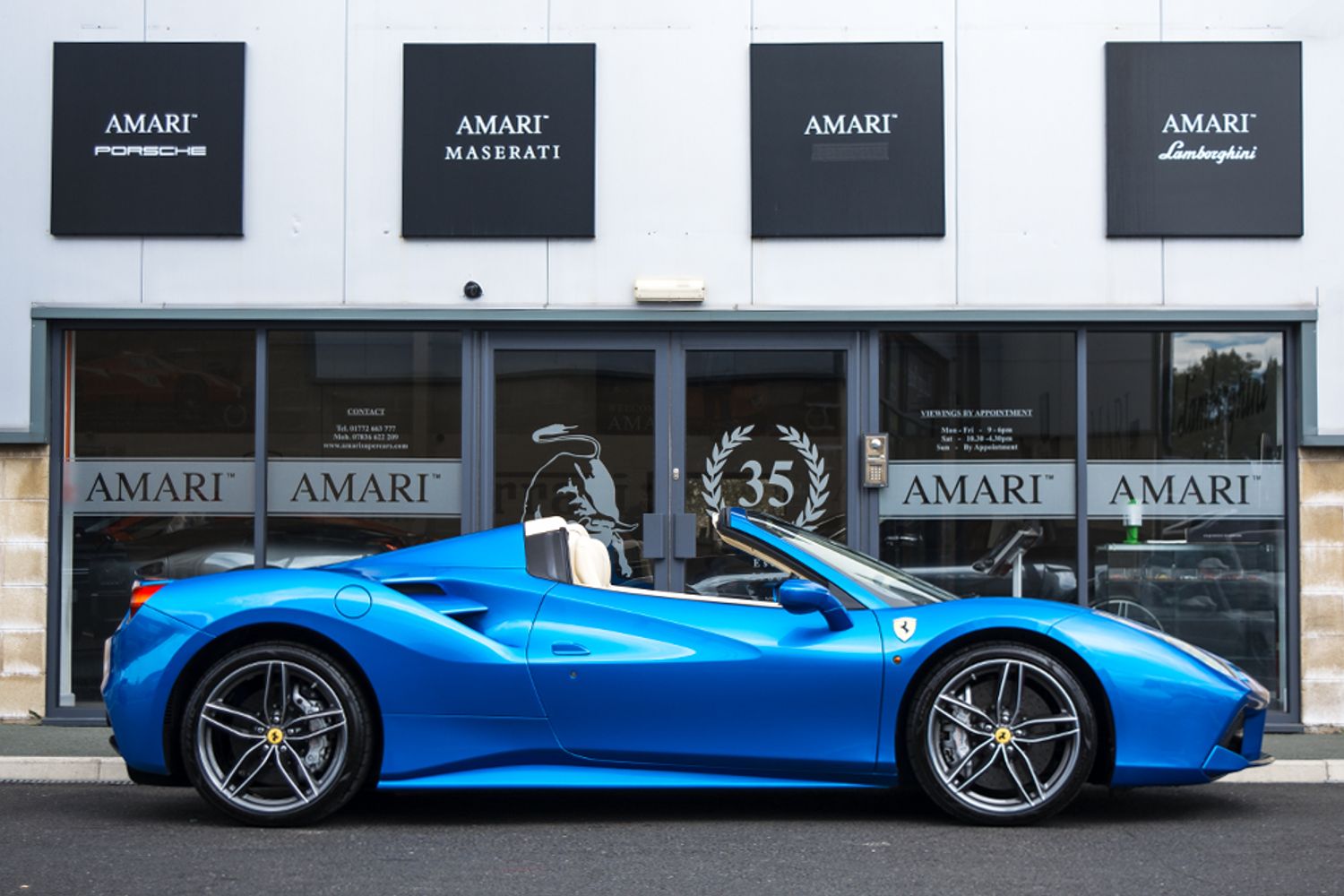 FERRARI 488 CONVERTIBLE 3.9 SPIDER 2DR SEMI AUTOMATIC