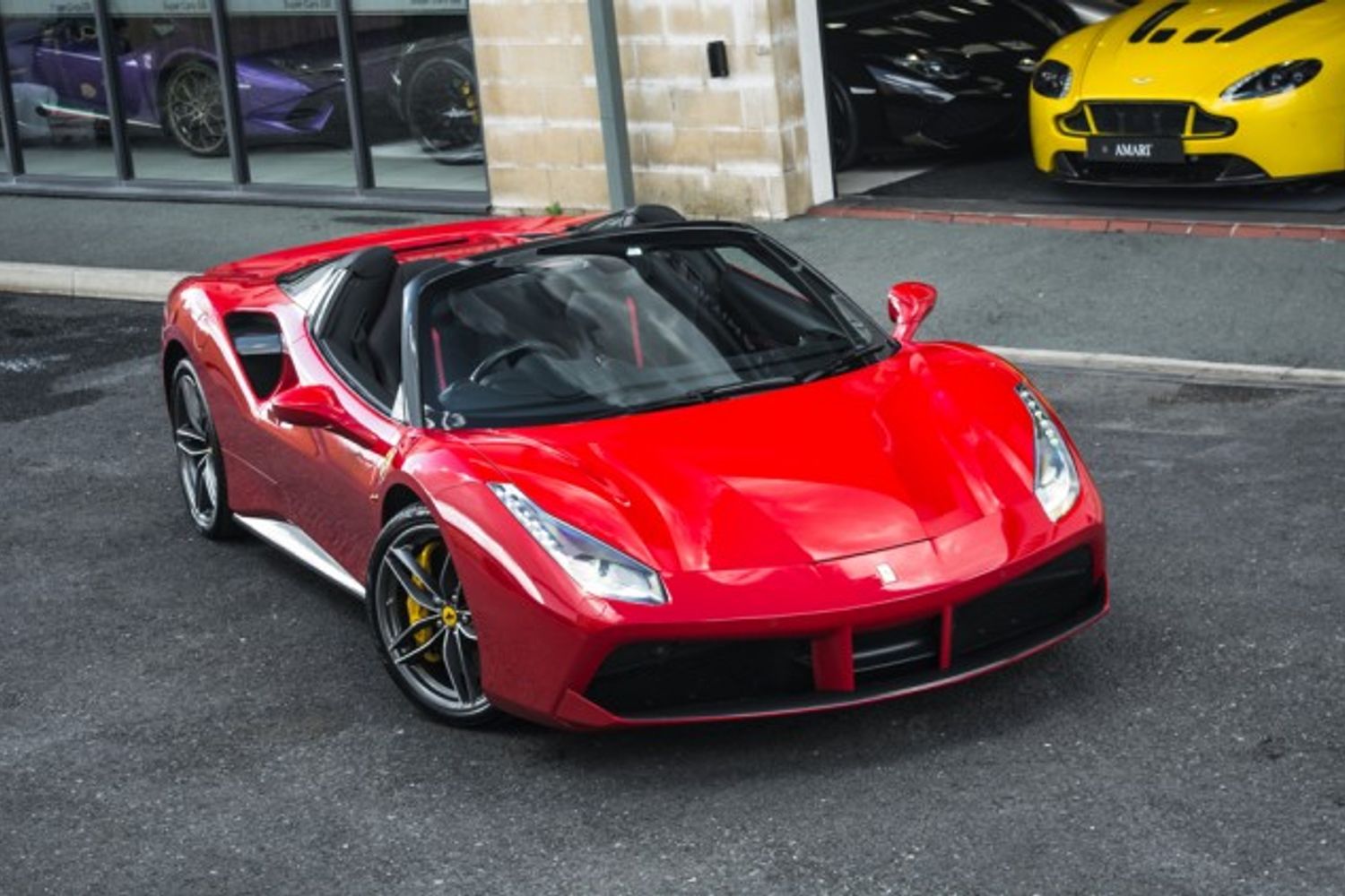 FERRARI 488 CONVERTIBLE 3.9 SPIDER 2DR SEMI AUTOMATIC