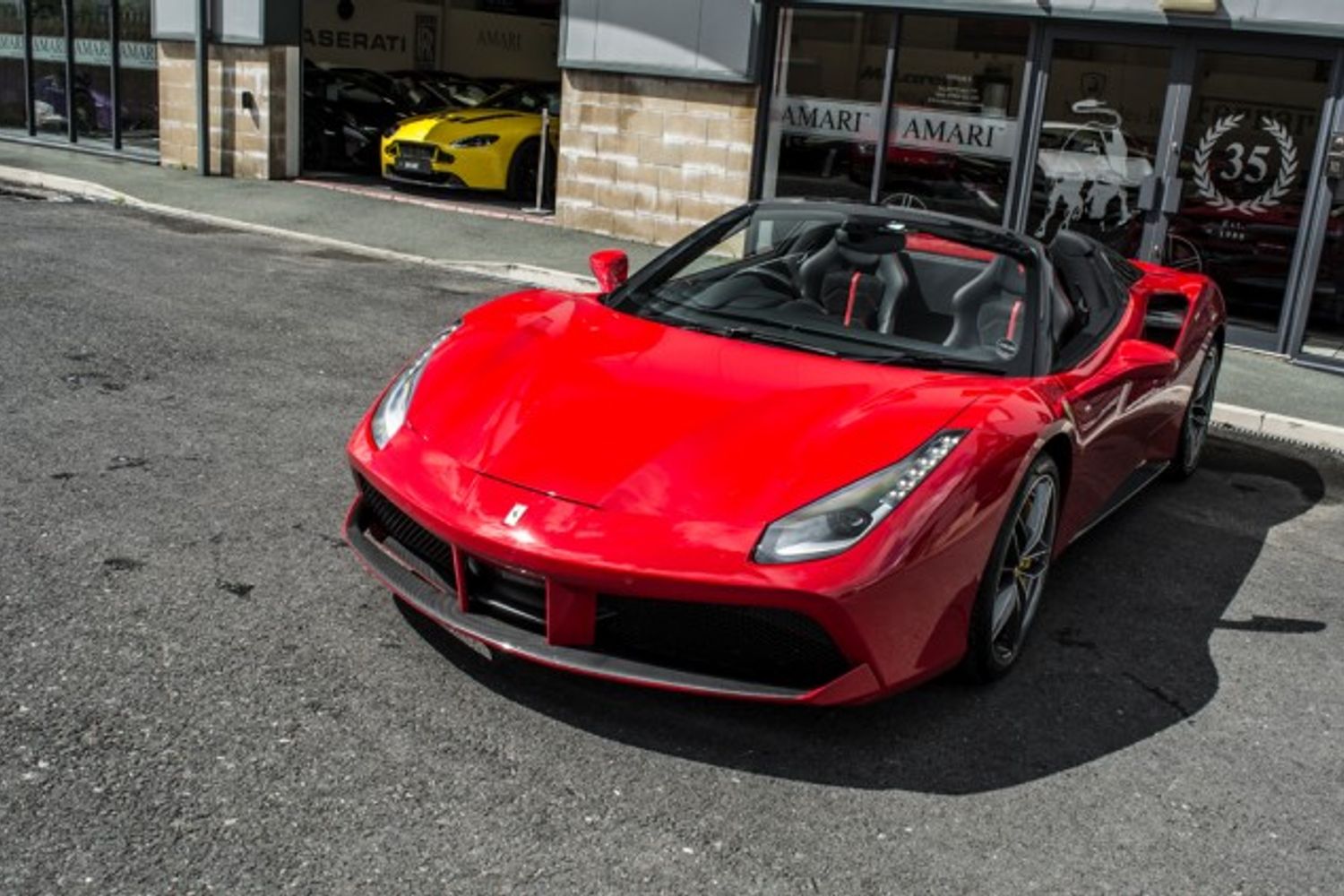 FERRARI 488 CONVERTIBLE 3.9 SPIDER 2DR SEMI AUTOMATIC