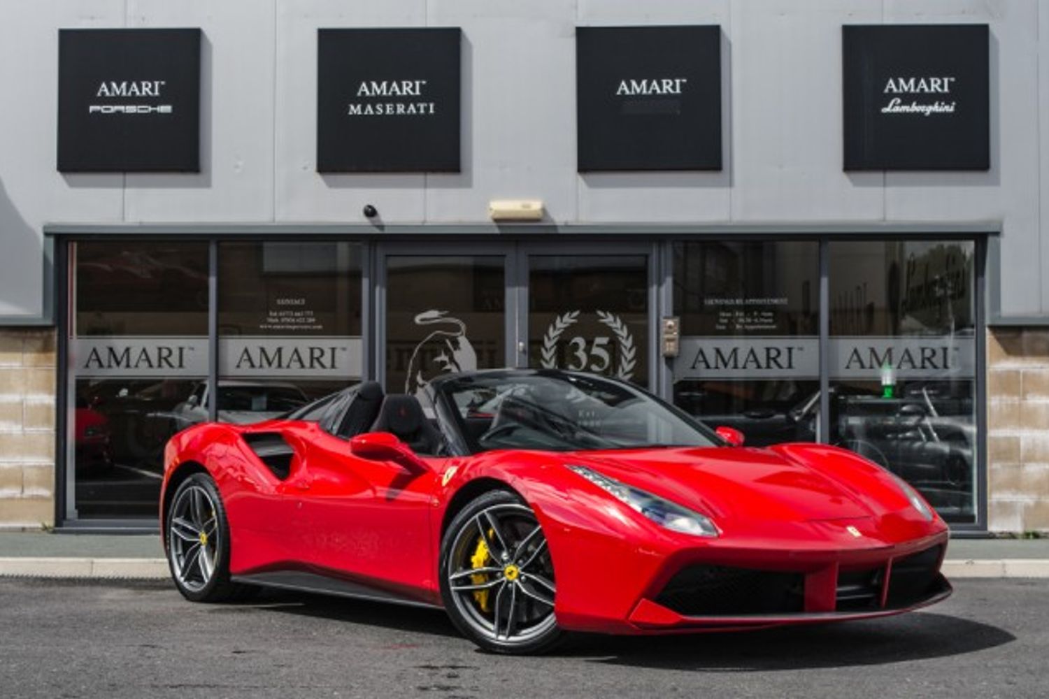 FERRARI 488 CONVERTIBLE 3.9 SPIDER 2DR SEMI AUTOMATIC