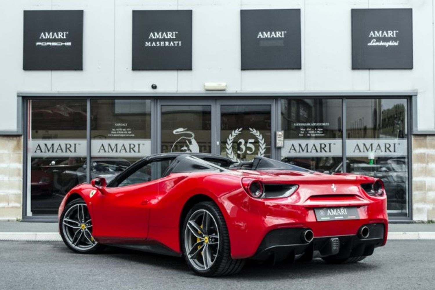 FERRARI 488 CONVERTIBLE 3.9 SPIDER 2DR SEMI AUTOMATIC