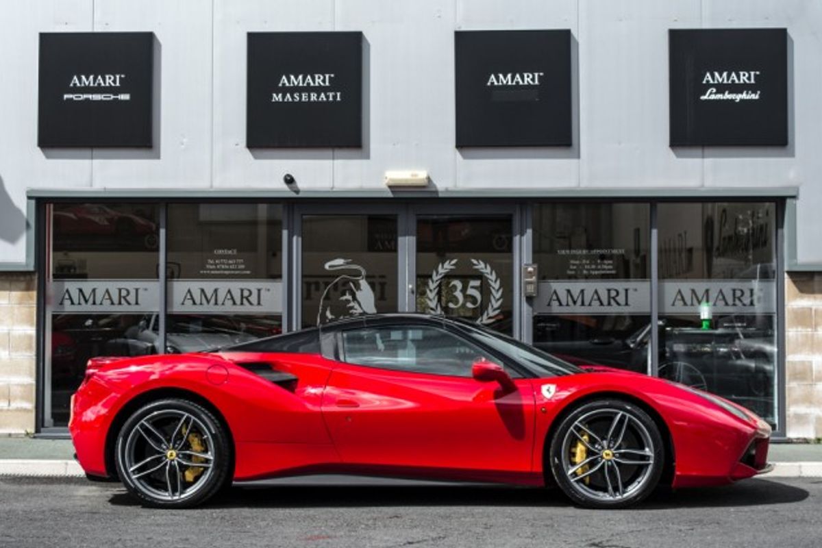 FERRARI 488 CONVERTIBLE 3.9 SPIDER 2DR SEMI AUTOMATIC