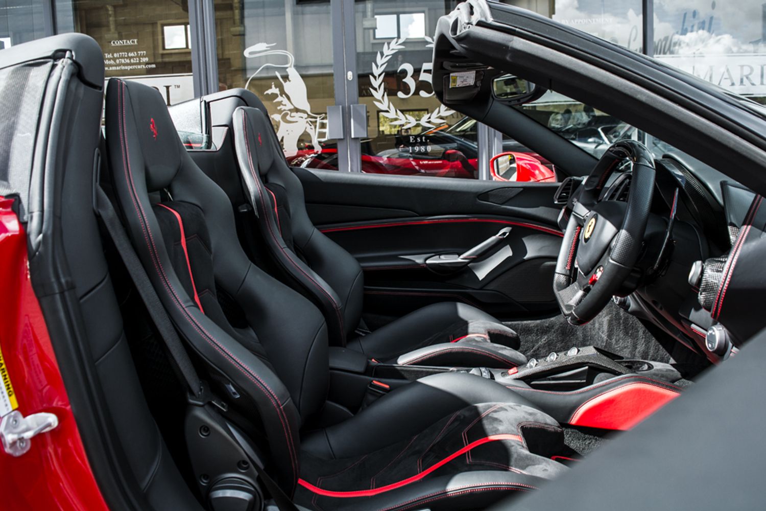 FERRARI 488 CONVERTIBLE 3.9 SPIDER 2DR SEMI AUTOMATIC