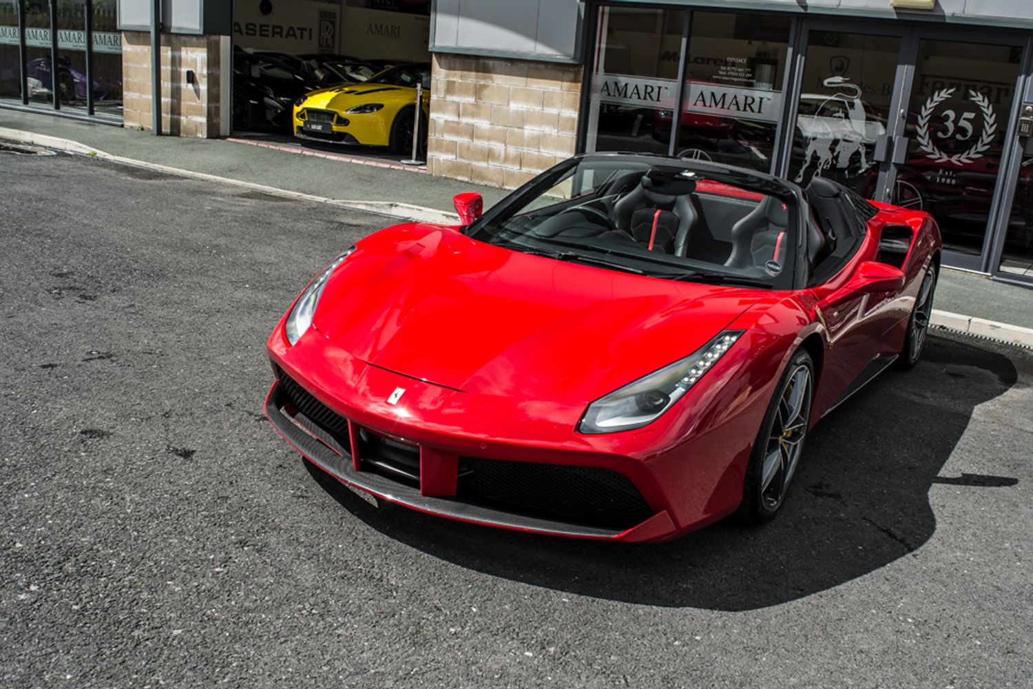 FERRARI 488 CONVERTIBLE 3.9 SPIDER 2DR SEMI AUTOMATIC