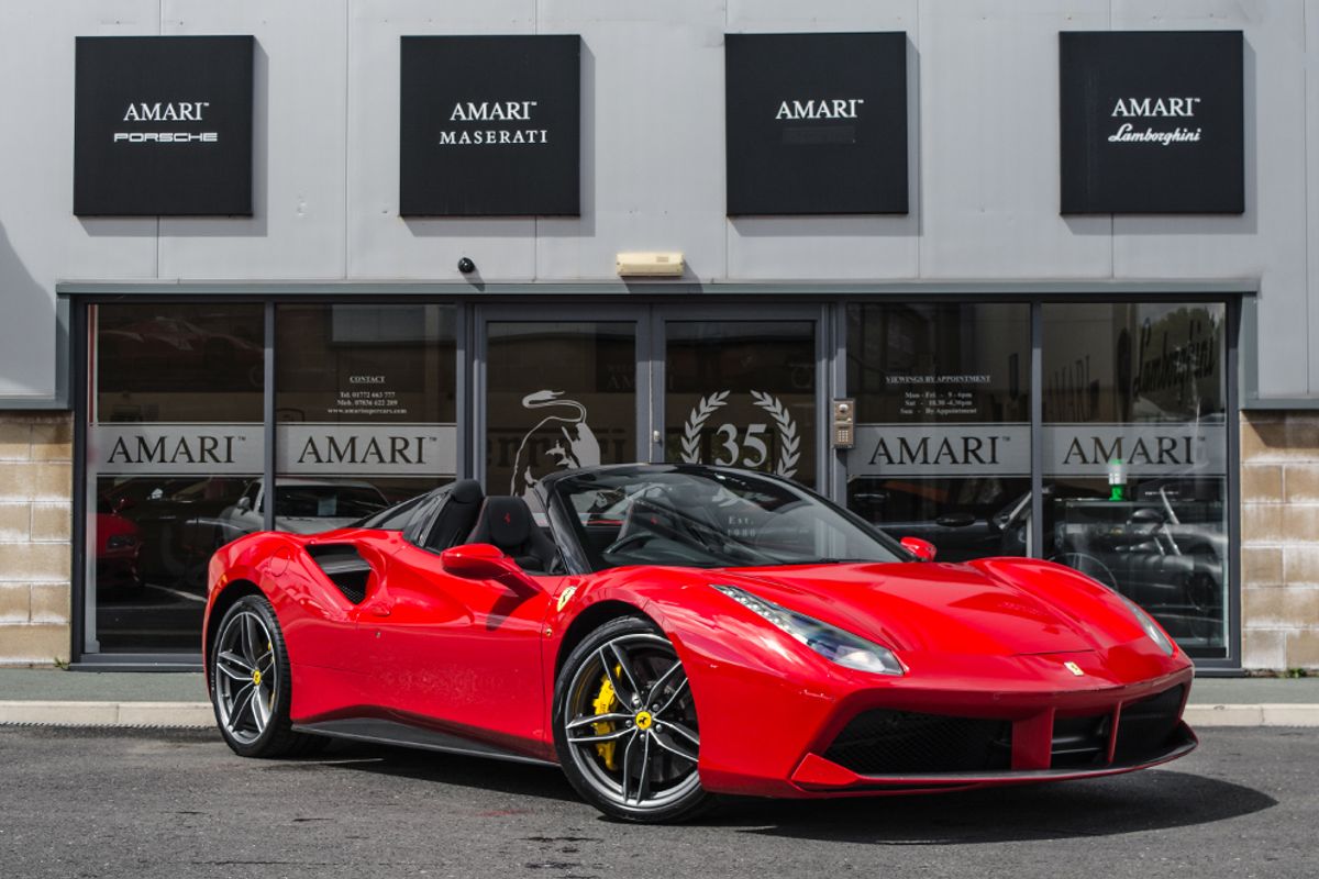 FERRARI 488 CONVERTIBLE 3.9 SPIDER 2DR SEMI AUTOMATIC
