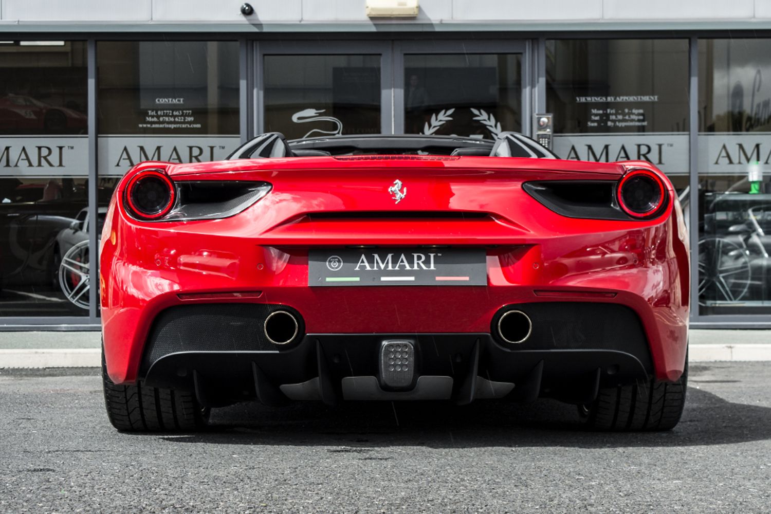 FERRARI 488 CONVERTIBLE 3.9 SPIDER 2DR SEMI AUTOMATIC