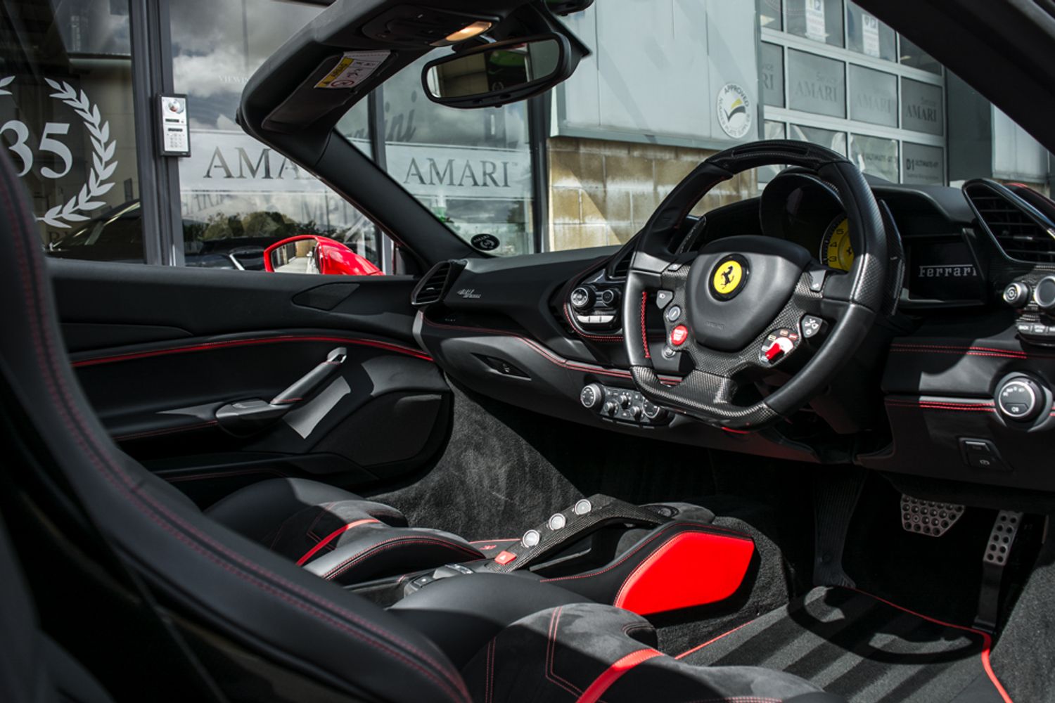 FERRARI 488 CONVERTIBLE 3.9 SPIDER 2DR SEMI AUTOMATIC