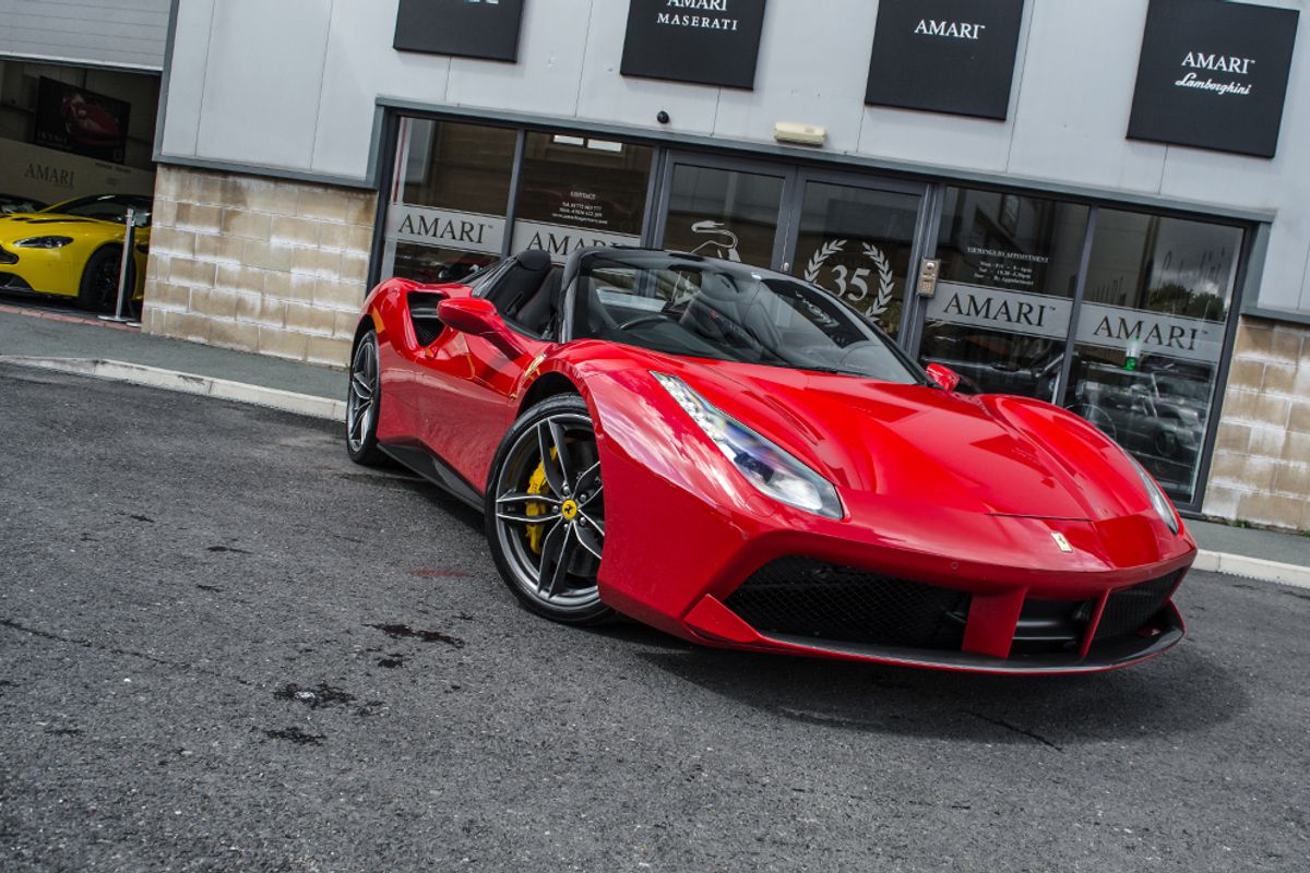FERRARI 488 CONVERTIBLE 3.9 SPIDER 2DR SEMI AUTOMATIC