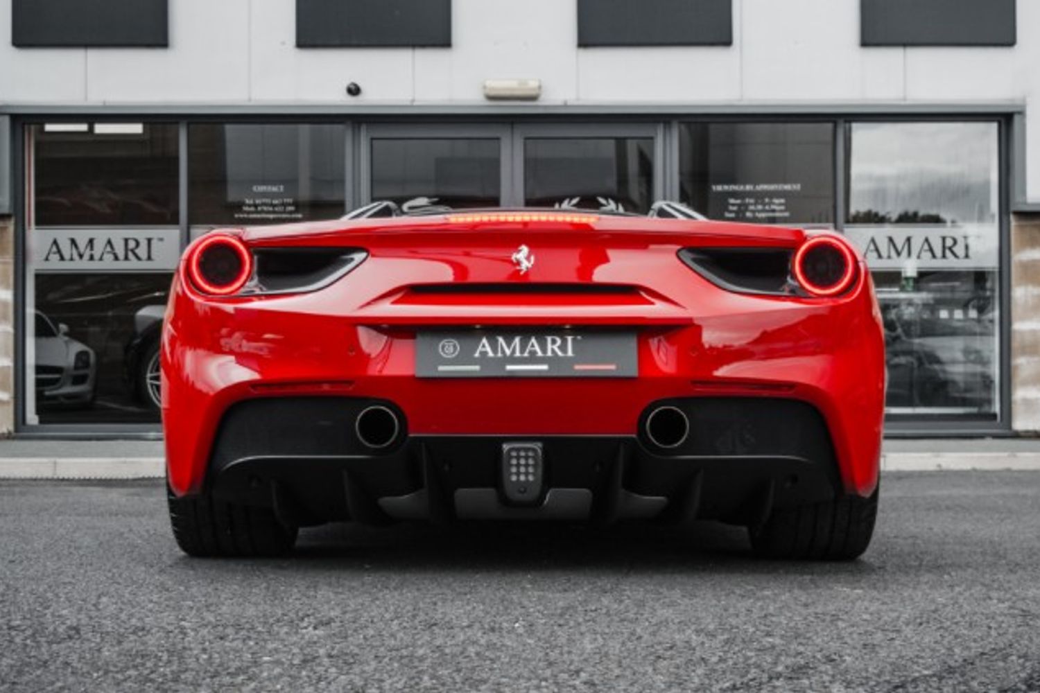 FERRARI 488 CONVERTIBLE 3.9 SPIDER 2DR SEMI AUTOMATIC