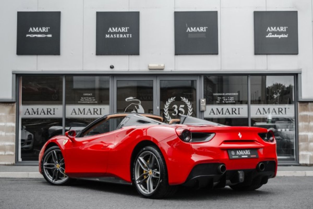 FERRARI 488 CONVERTIBLE 3.9 SPIDER 2DR SEMI AUTOMATIC